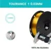 PLA Premium + Filament 1.75mm Glass/Translucent Colors (1kg)
