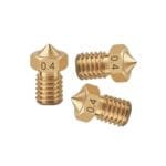 V6 Nozzles for 3D Printers (Brass / Hardened Steel)