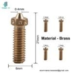 Volcano Nozzles for 3D Printer (Brass / Hardened Steel)
