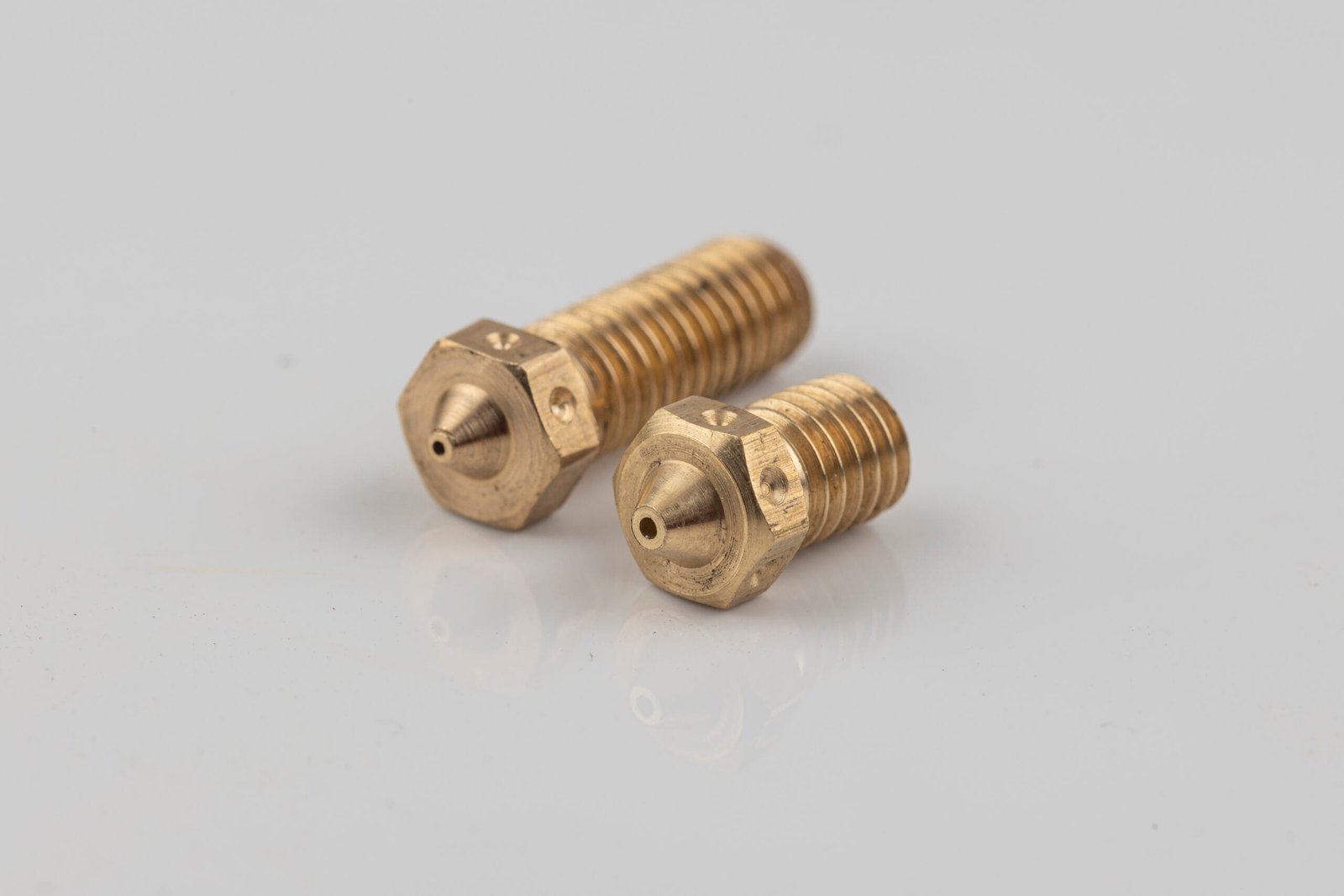 V6 Nozzles for 3D Printers (Brass / Hardened Steel)
