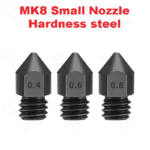 MK8 Nozzles for Creality 3D Printer (Brass / Hardened Steel)