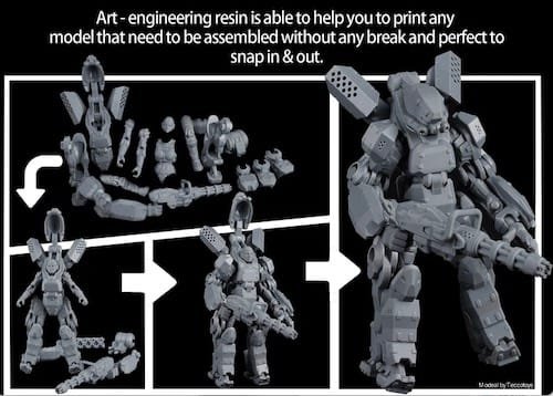 JAMG HE 405nm 10k Art Engineering Resin 1Kg