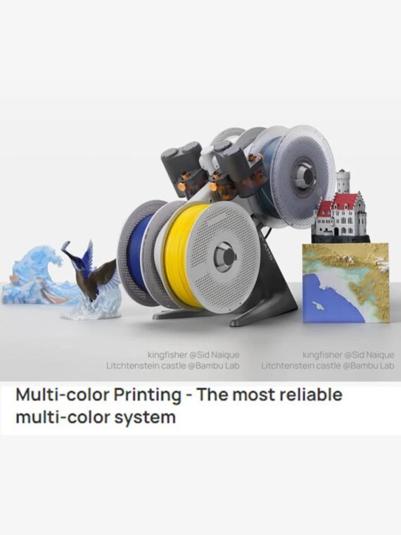 BAMBU LAB A1 FDM 3D PRINTER Combo – With AMS