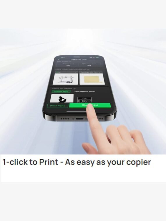 BAMBU LAB A1 FDM 3D PRINTER Combo – With AMS