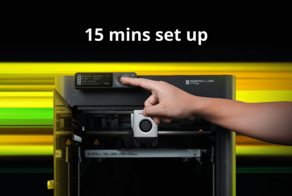 BAMBU LAB P1S FDM 3D PRINTER COMBO with AMS