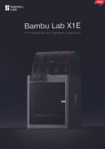BAMBU LAB X1E FDM 3D PRINTER COMBO with AMS