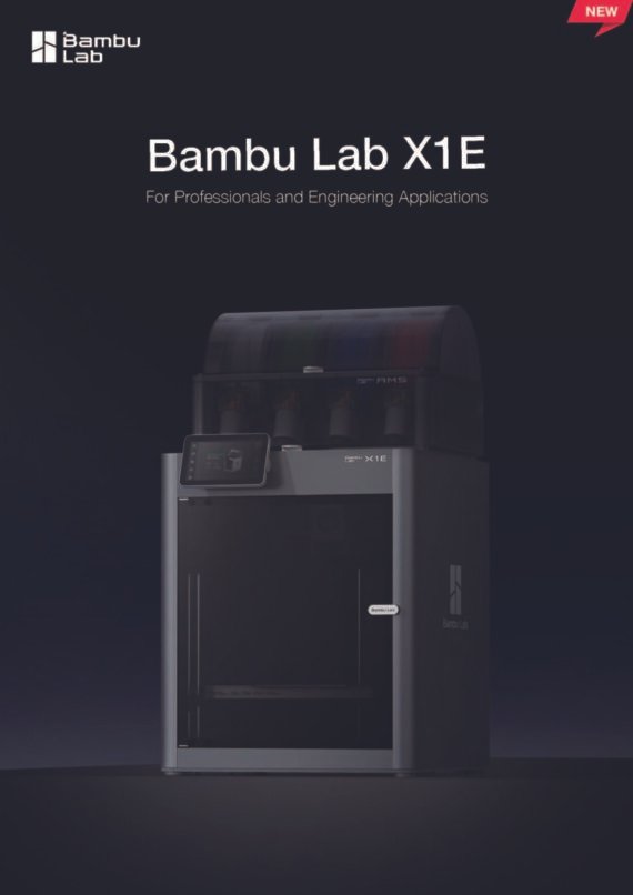 BAMBU LAB X1E FDM 3D PRINTER COMBO with AMS