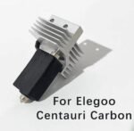 TESSERACT Upgrade Ceramic Hotend for Elegoo Centauri Carbon, Print Head Extruder Hot End with 0.4MM Hardened Steel Nozzle, 24V 60W Heating Element