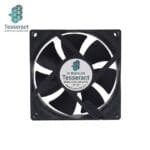 Tesseract 80x80 mm DC Brushless Cooling Fan for PC Case and CPU Cooler, 12V, Black