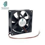Tesseract 80x80 mm DC Brushless Cooling Fan for PC Case and CPU Cooler, 12V, Black