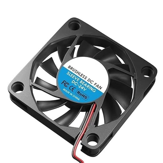 Tesseract 80x80 mm DC Brushless Cooling Fan for PC Case and CPU Cooler, 12V, Black
