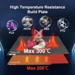 TESSERACT PEI Spring Steel Build Plate for Bambu Lab X1C P1S P2S A1, 257x257mm, Smooth and Textured, Compatible with Bambu Lab X1 X1E P1P X2D