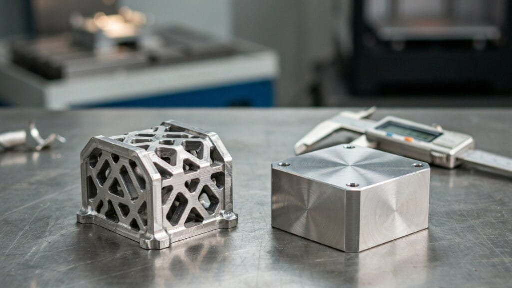 CNC Machining vs. Metal 3D Printing