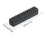 Tesseract Heat-Resistant Silicone Nozzle Wiper Brush Kit for Sovol SV08, SV08 MAX, SV06 ACE, SV06 Plus ACE, SV07, and Sovol Zero 3D Printers, Auto-Cleaning Scrubber Pad Set