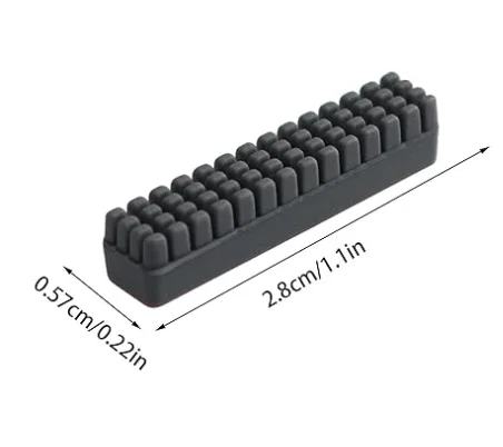 Tesseract Heat-Resistant Silicone Nozzle Wiper Brush Kit for Sovol SV08, SV08 MAX, SV06 ACE, SV06 Plus ACE, SV07, and Sovol Zero 3D Printers, Auto-Cleaning Scrubber Pad Set